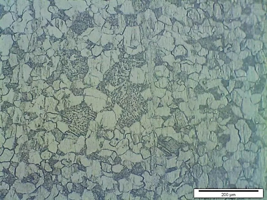 Colorful metallographic microstructure